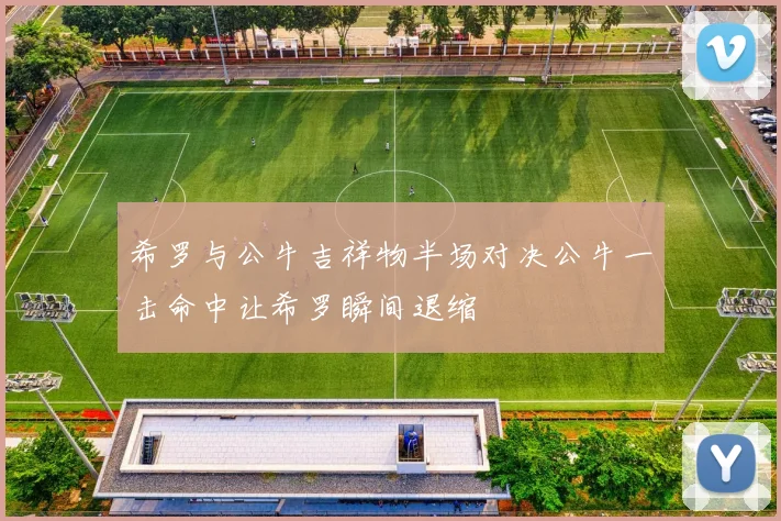 希罗与公牛吉祥物半场对决公牛一击命中让希罗瞬间退缩